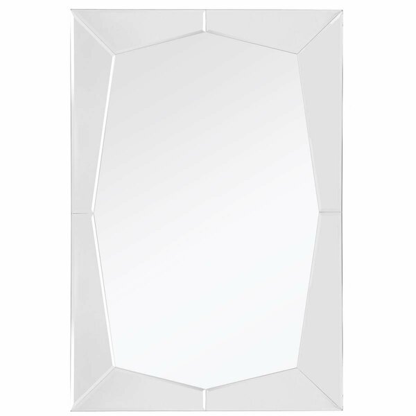 Camden Isle 24 x 36 in. Queen Etched Beveled Bathroom & Vanity Mirror 86304